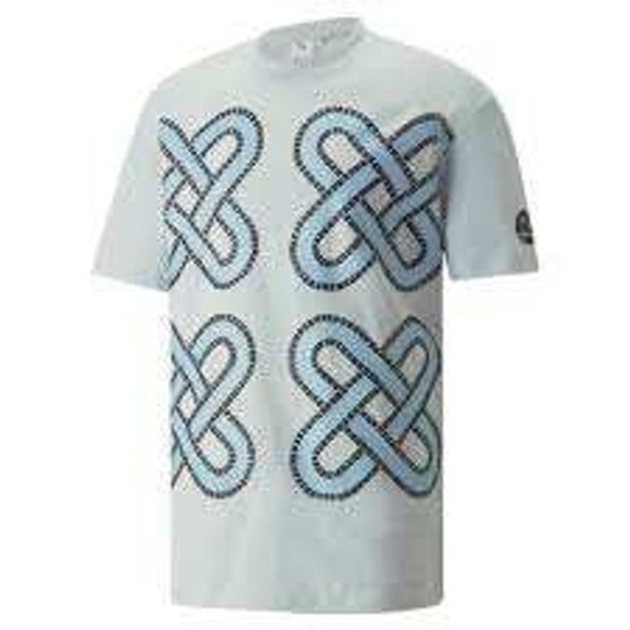 Puma Other - 268. Puma x PRONOUNCE Graphic Men's T-shirt Baby Blue Size XL